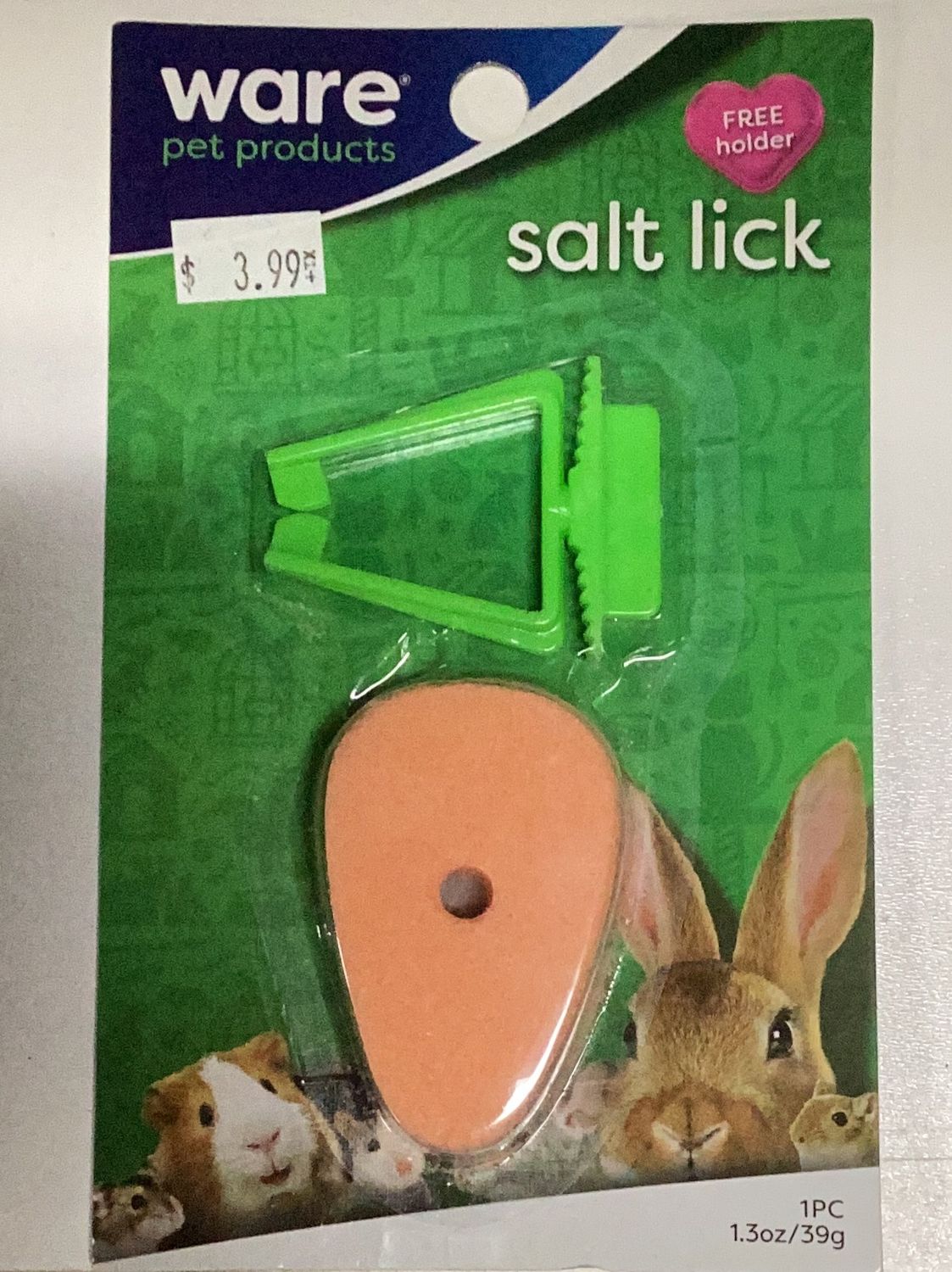 Carrot Salt Lick + Holder
