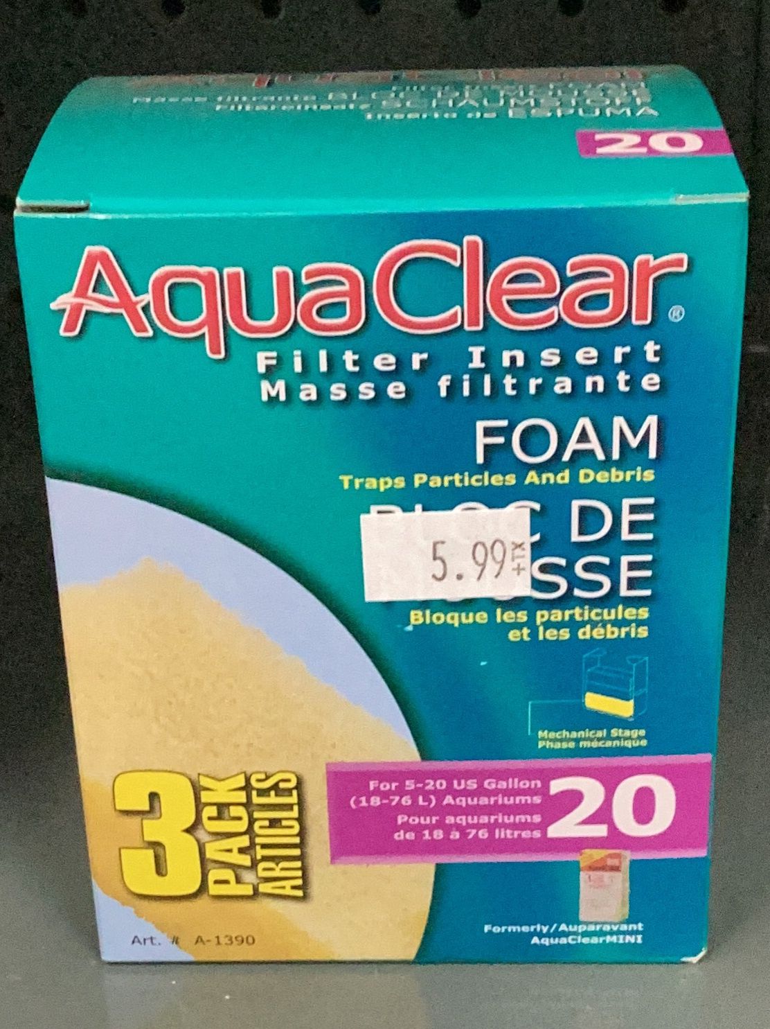 Aquaclear mini foam