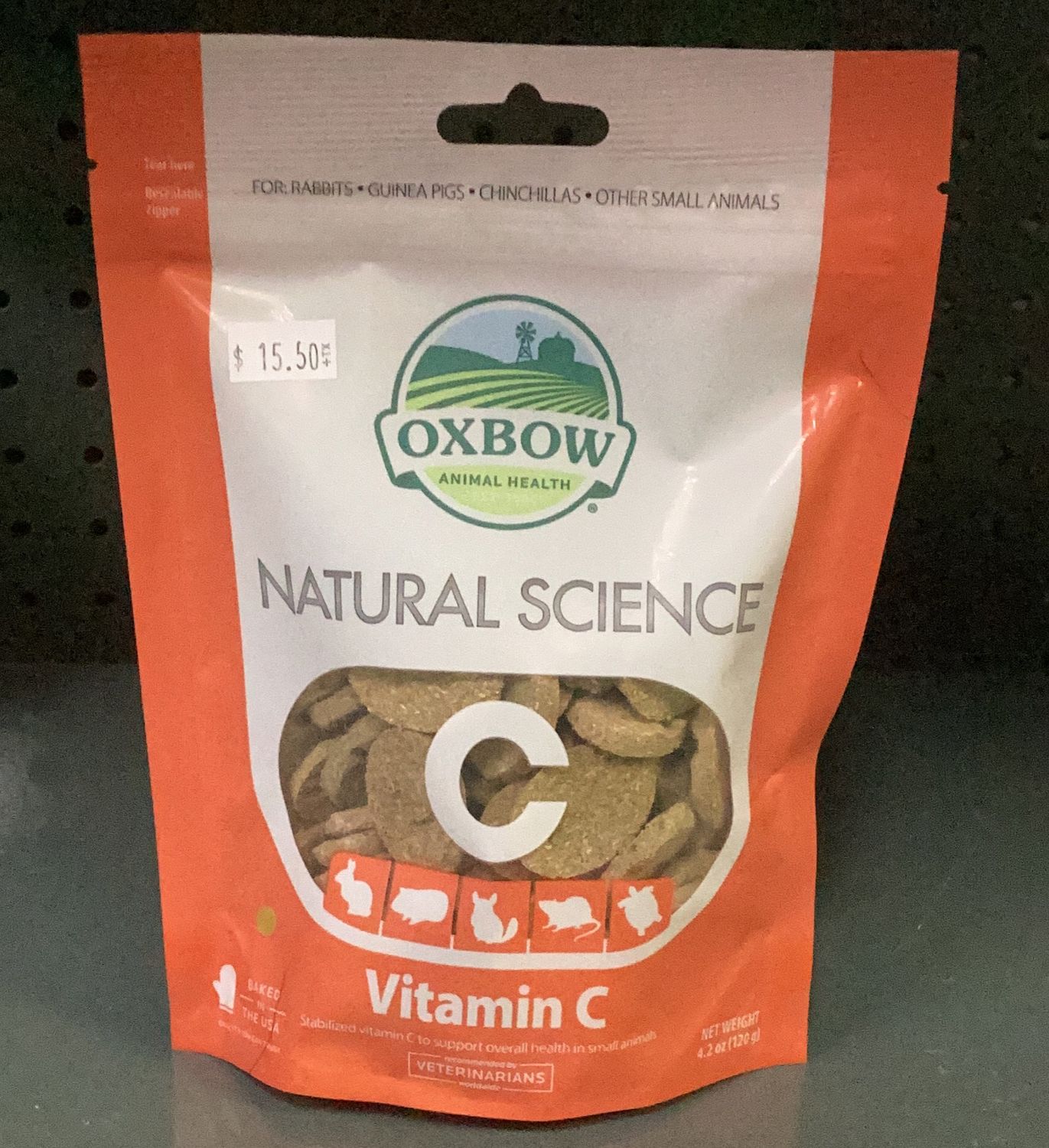 Oxbow Natural Science Vitamin C Supplement 60ct