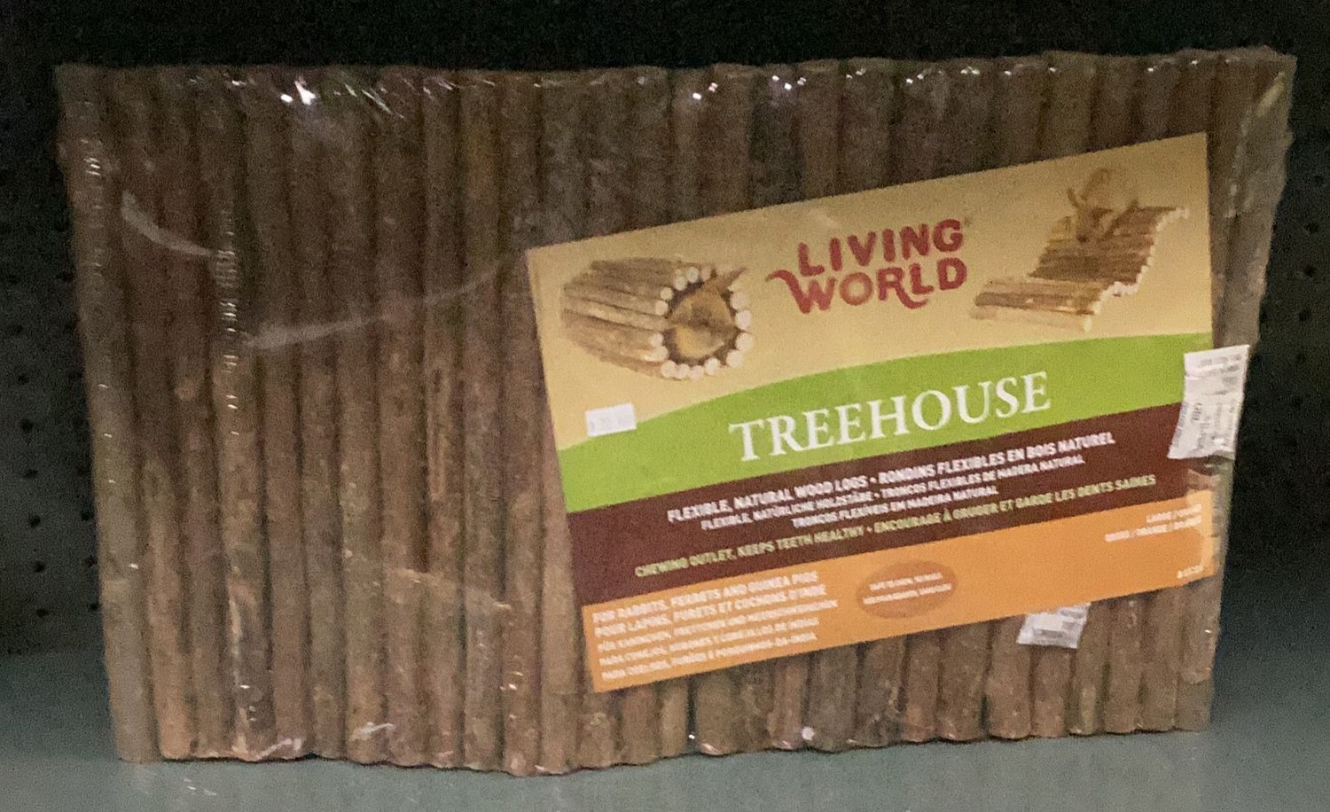 Living World Tree House Real Wood Logs Lg