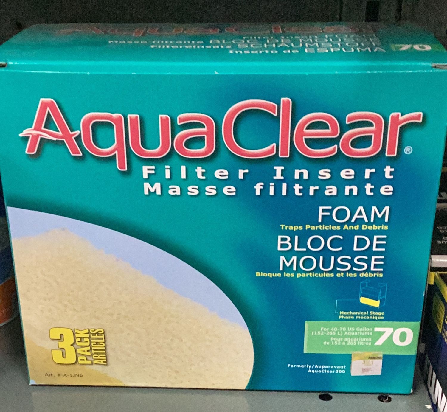 Aqua Clear 300 Foam Filter Insert