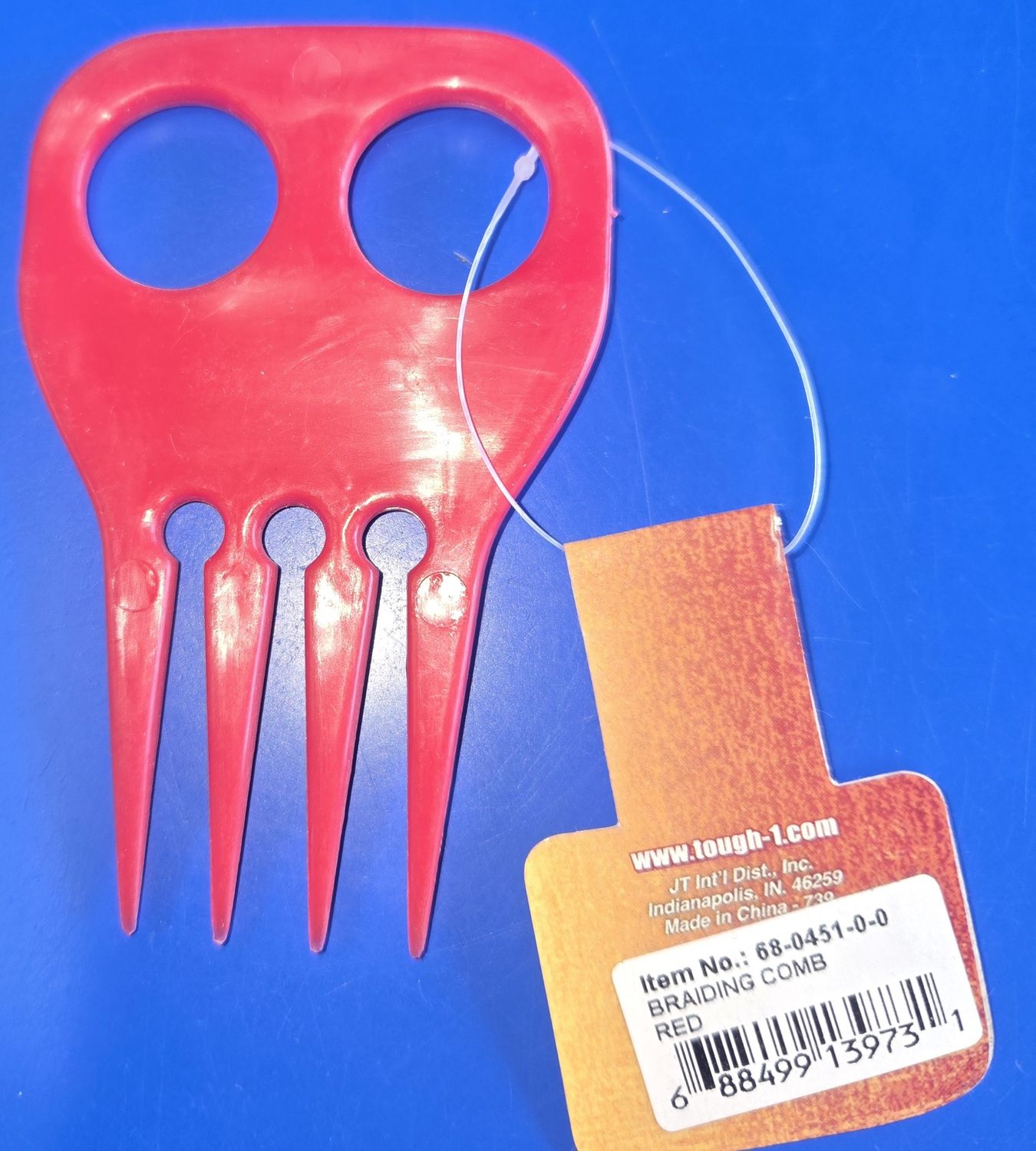 Mane Braiding Comb red