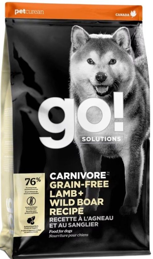 Go! Carnivore GF Lamb &amp; Wild Boar 22Lb