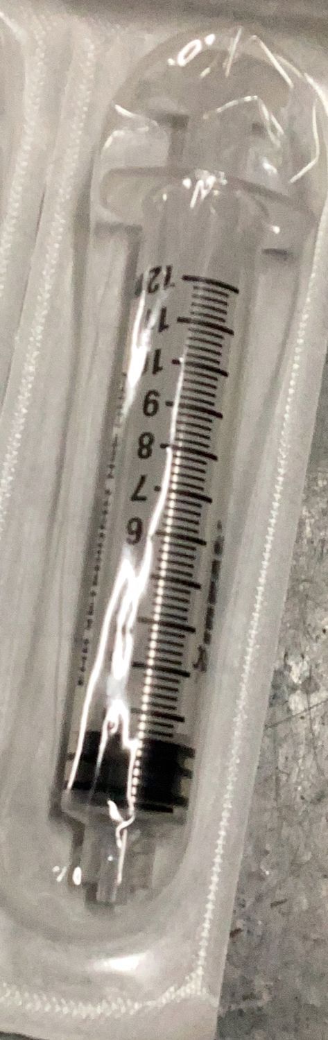 12cc Syringe Luer Lock
