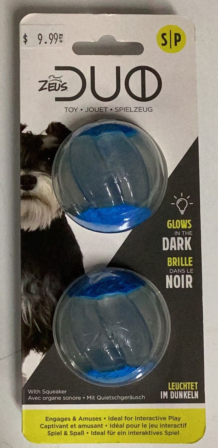 Zeus Duo Ball Glow in the Dark small