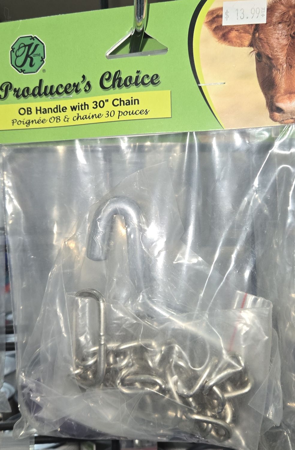 Calving Chain Handle &amp; 30&quot; Chain