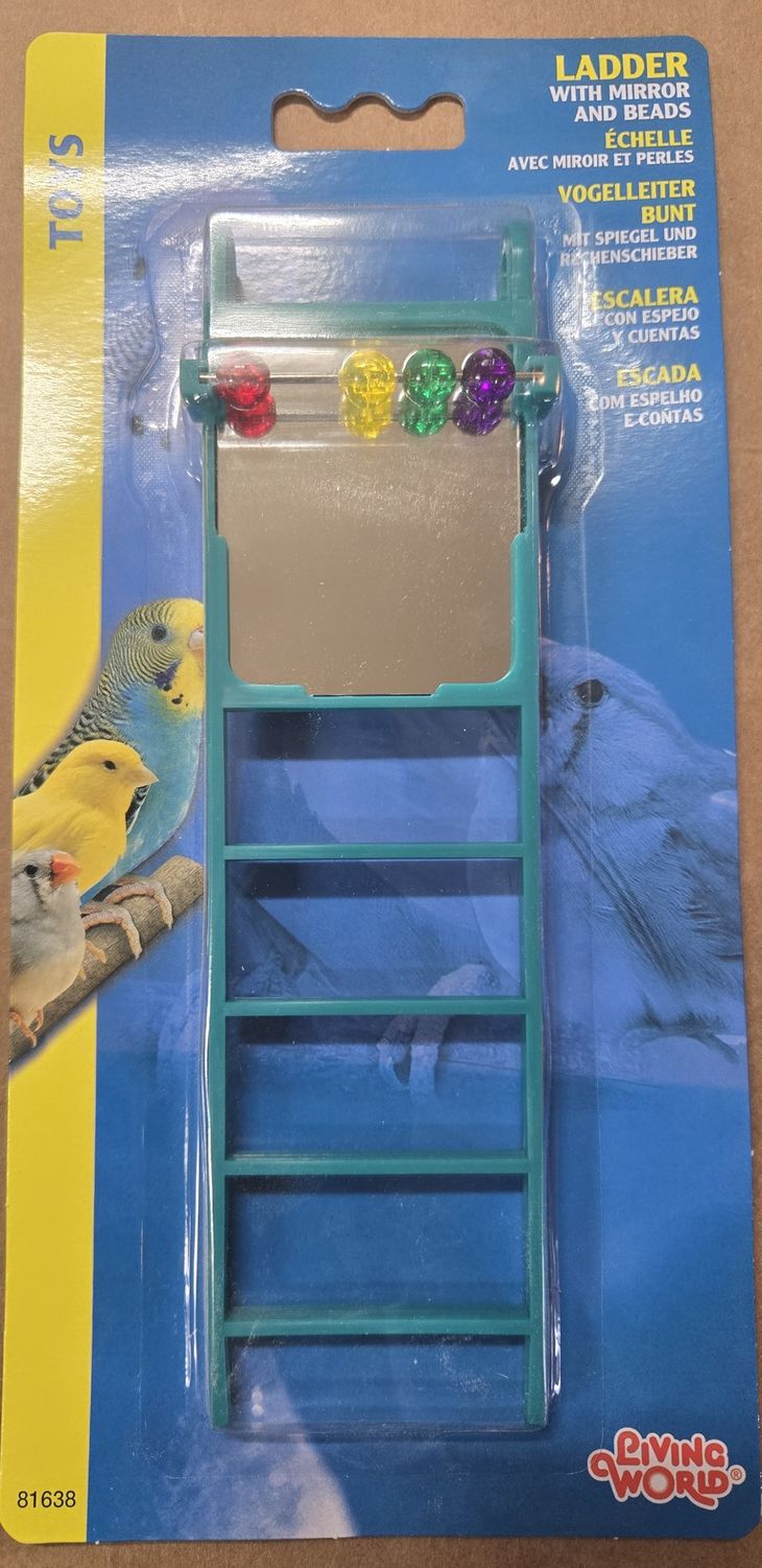 LW Plastic Ladder w\Mirror &amp; Beads