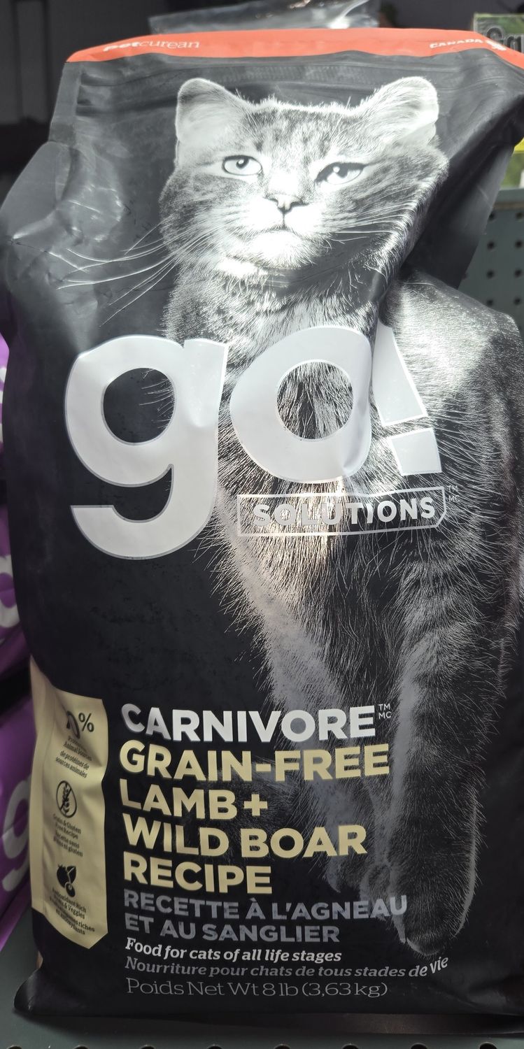 Go! Carnivore Cat GF Lamb &amp; Wild Boar 8Lb