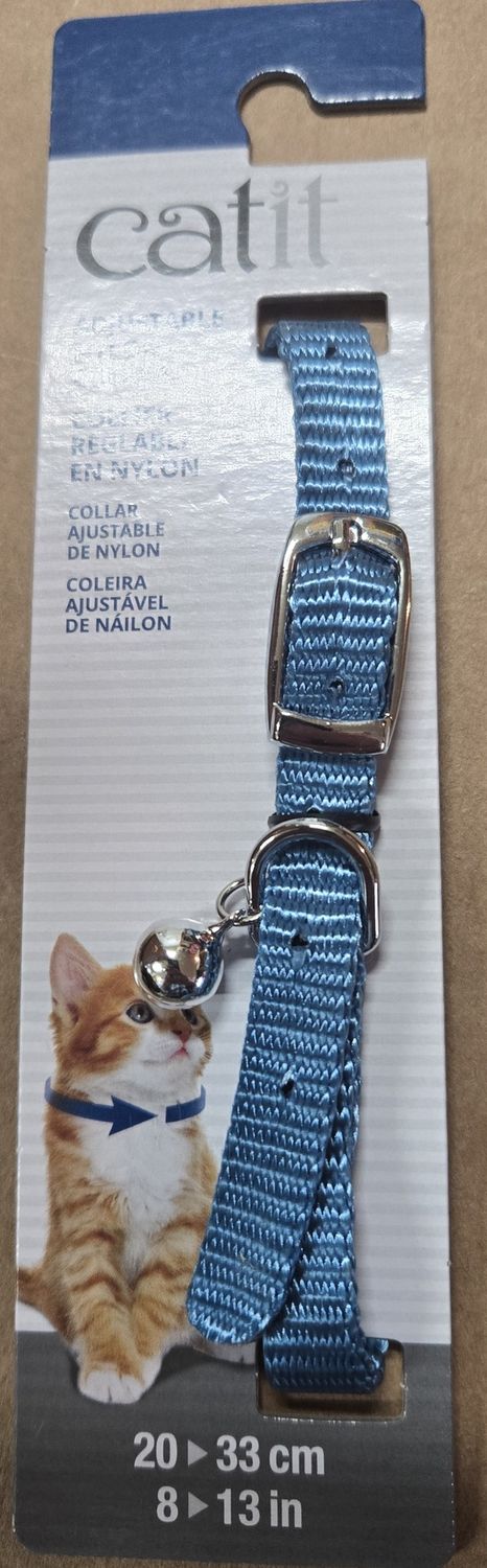 AtIt Adj. Nylon Collar Blue
