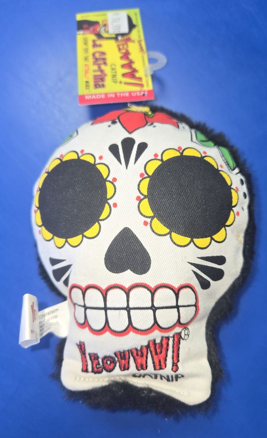 Yeowww! La Cat-rina Skull Catnip Toy
