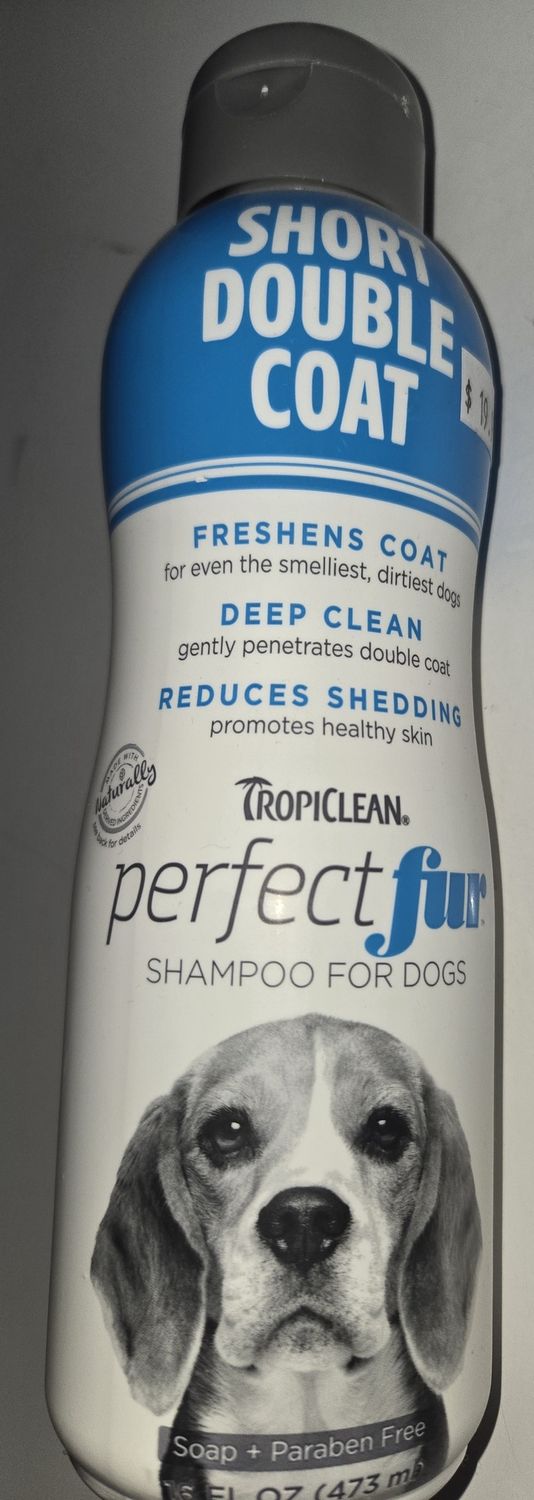 TropiClean Short Double Coat Shampoo 16oz