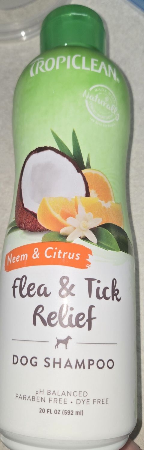 Tropiclean Neem &amp; Citus Dog Shampoo 20 oz