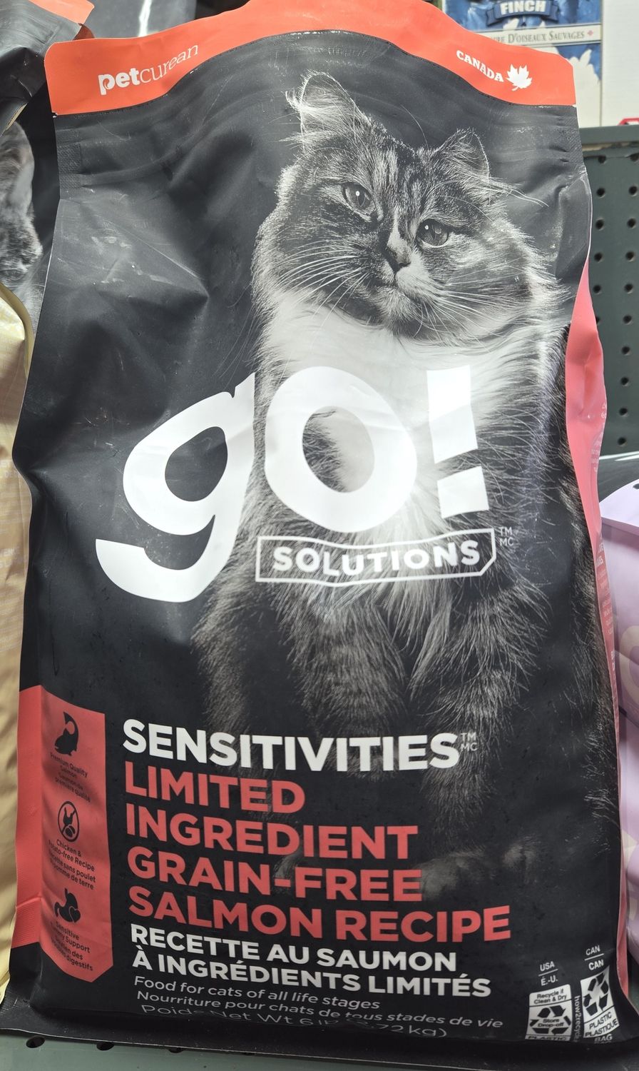 Go! Sensitivities LID GF Salmon Cat Food 6Lb