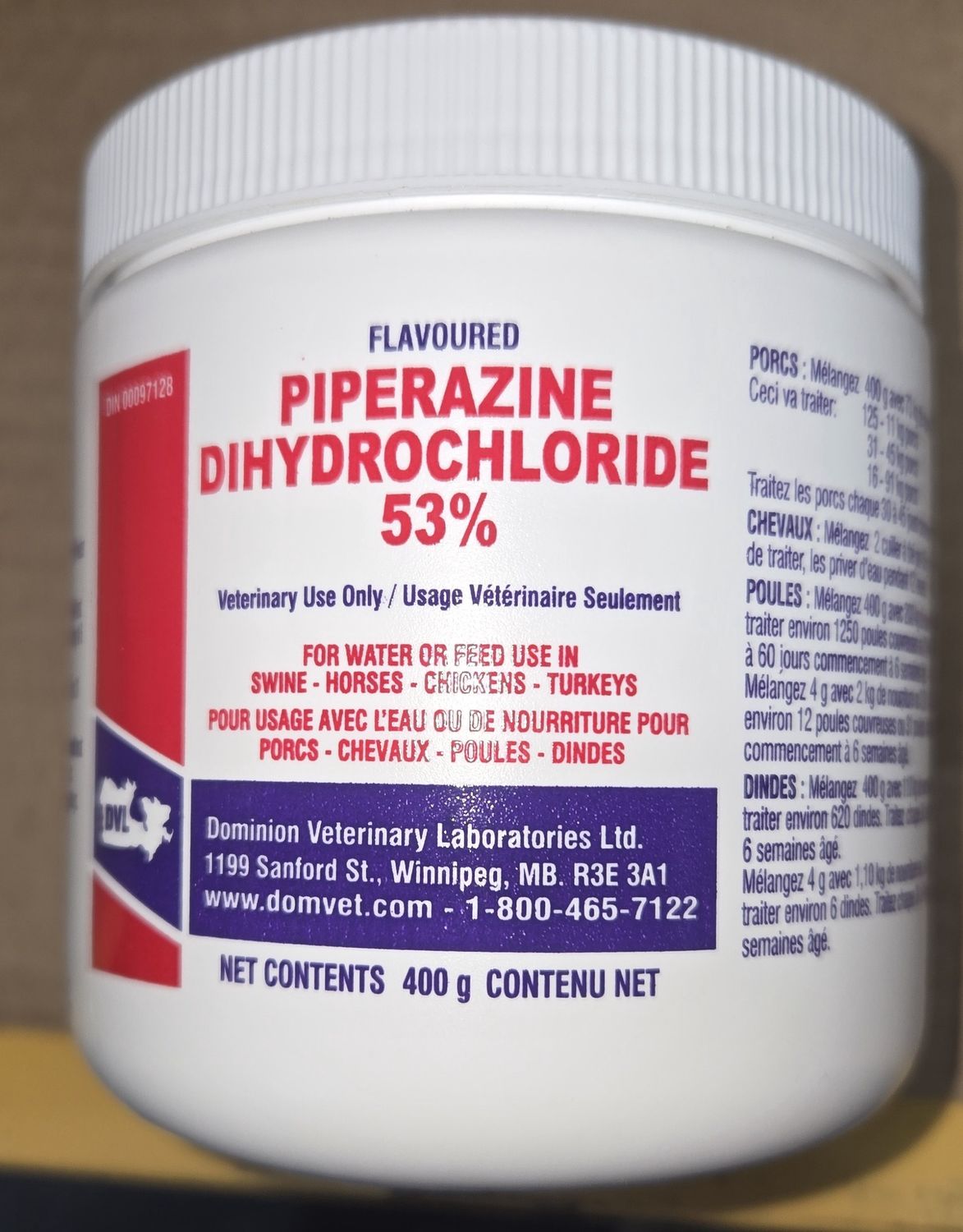DVL Piperazine Powder 53%  400g