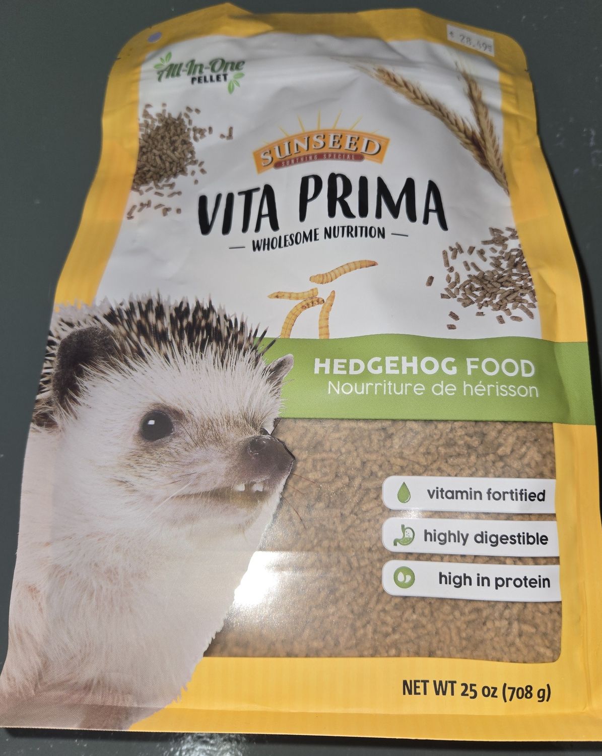 Vita Hedge Hog Food 25oz