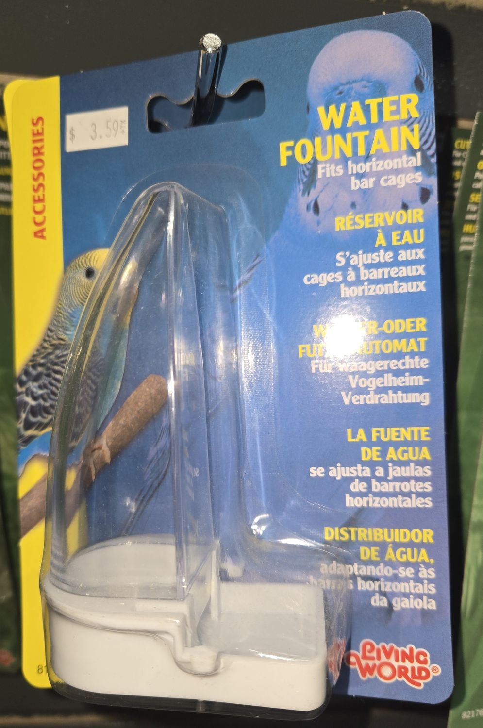 Living World Fountain for Wire Cages