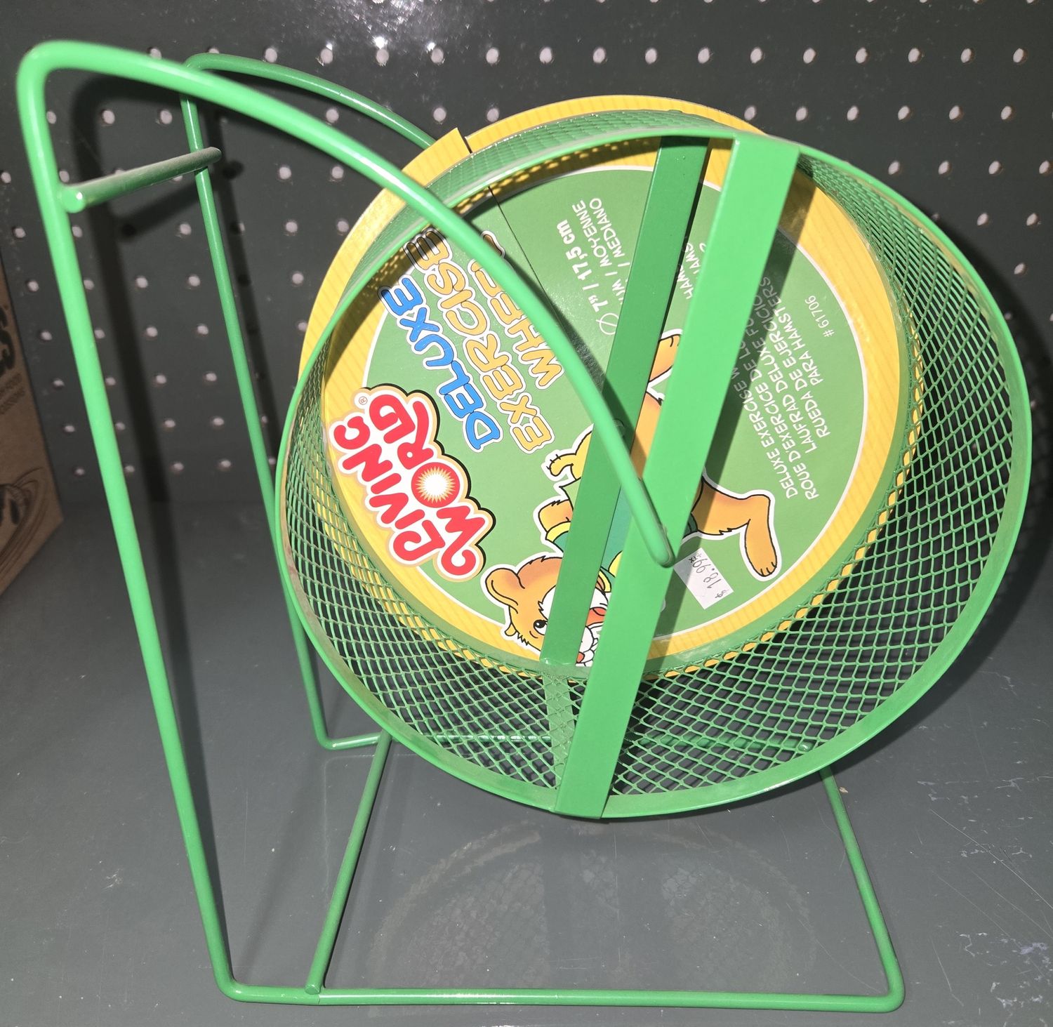LW Wire-Mesh Hamster Whjeel 7 green