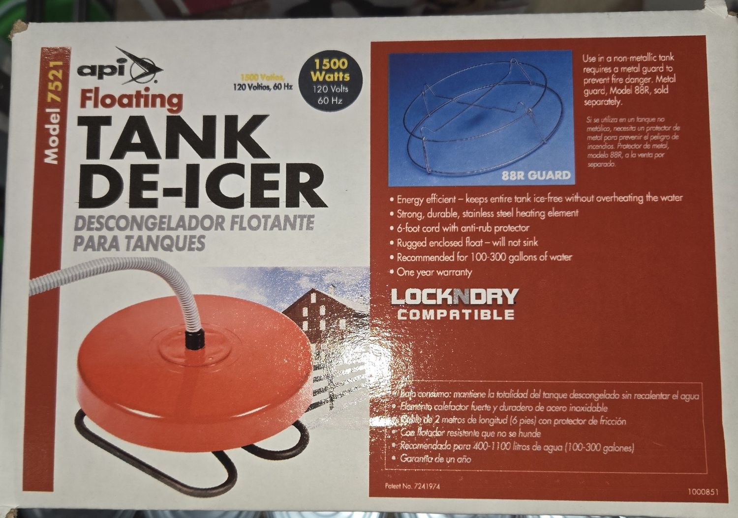 Floating Deicer 1500W
