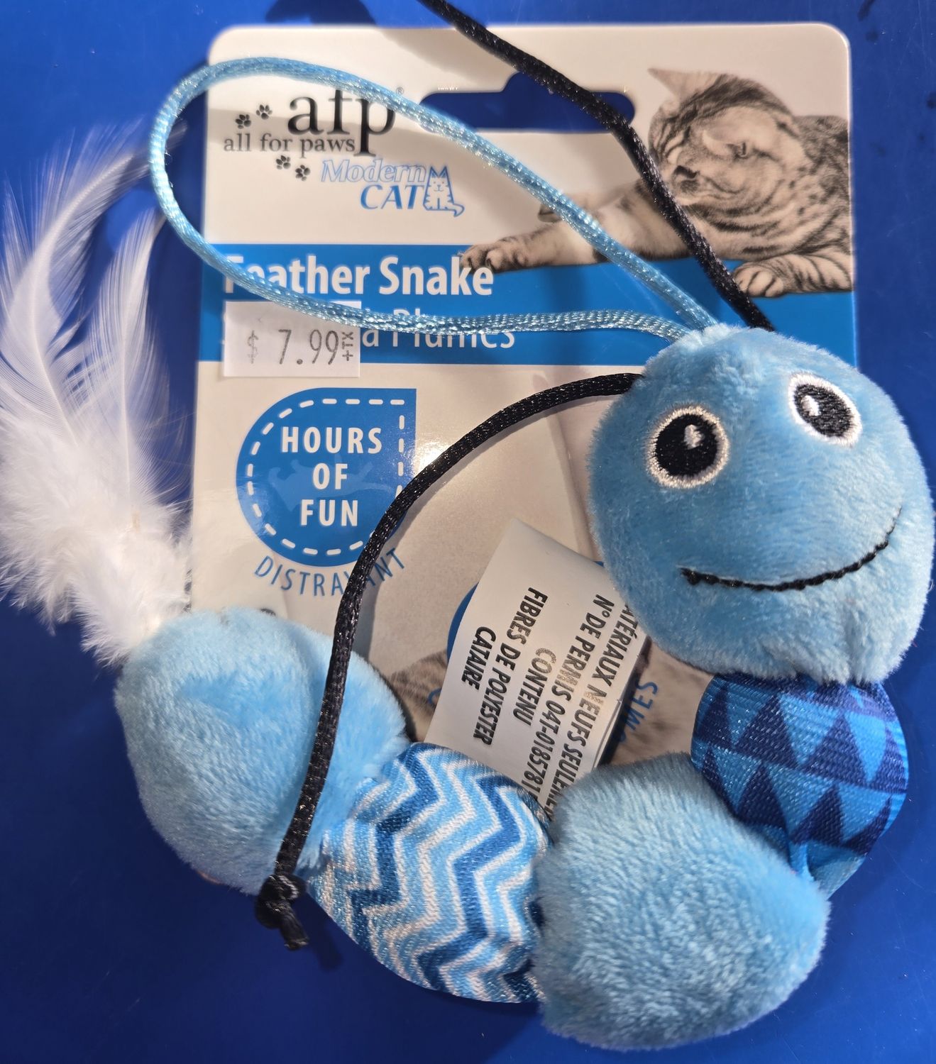 AFP Modern Cat Feather Snake Toy