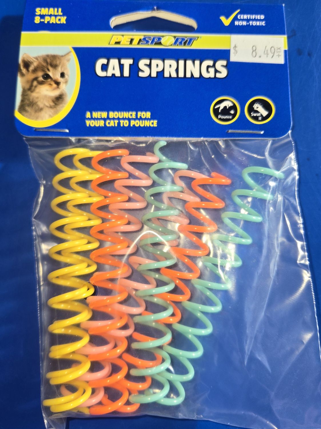 Cat Springs Toys 8pk