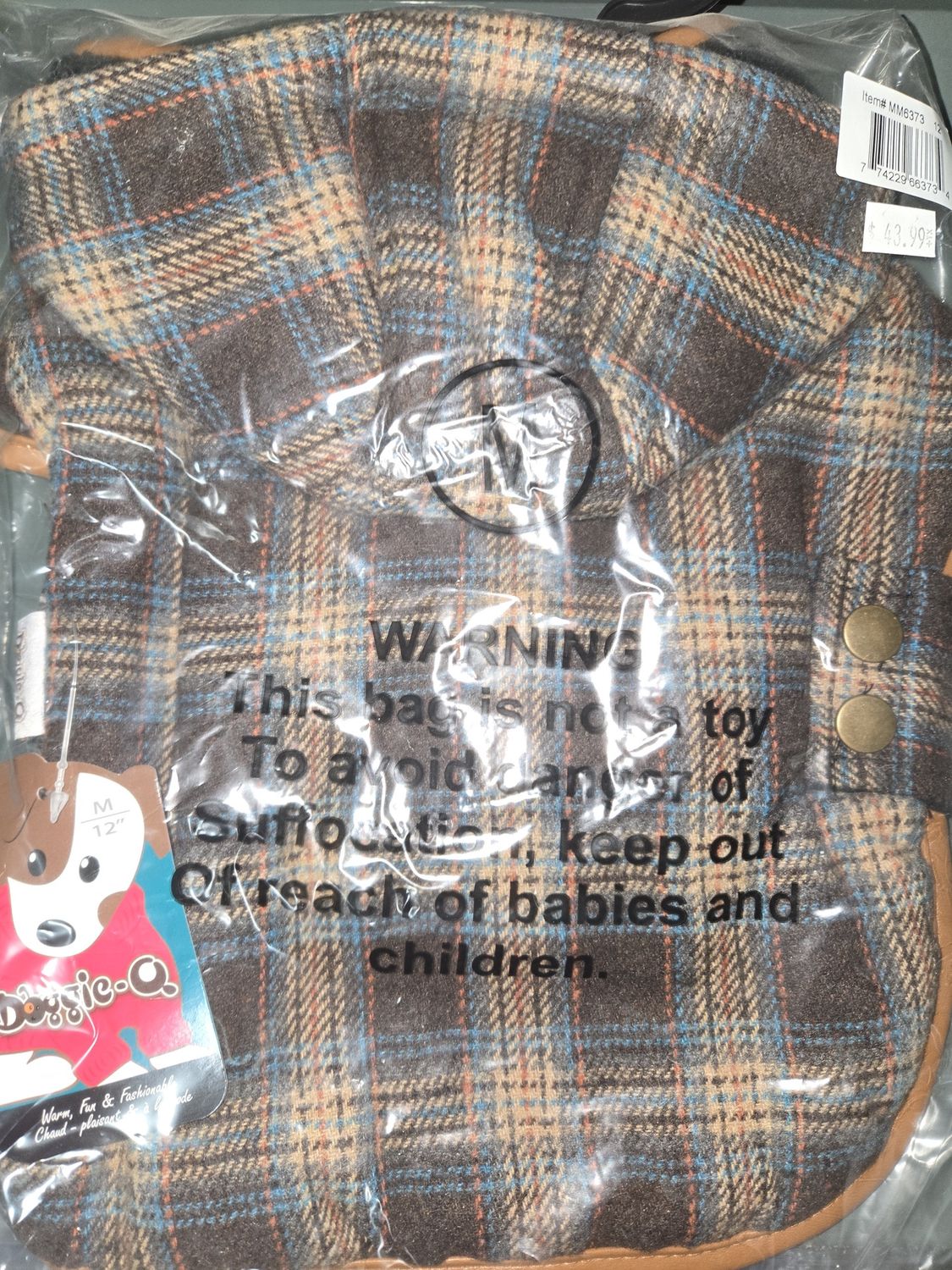 DQ Lumberjacket Grey 12&quot;