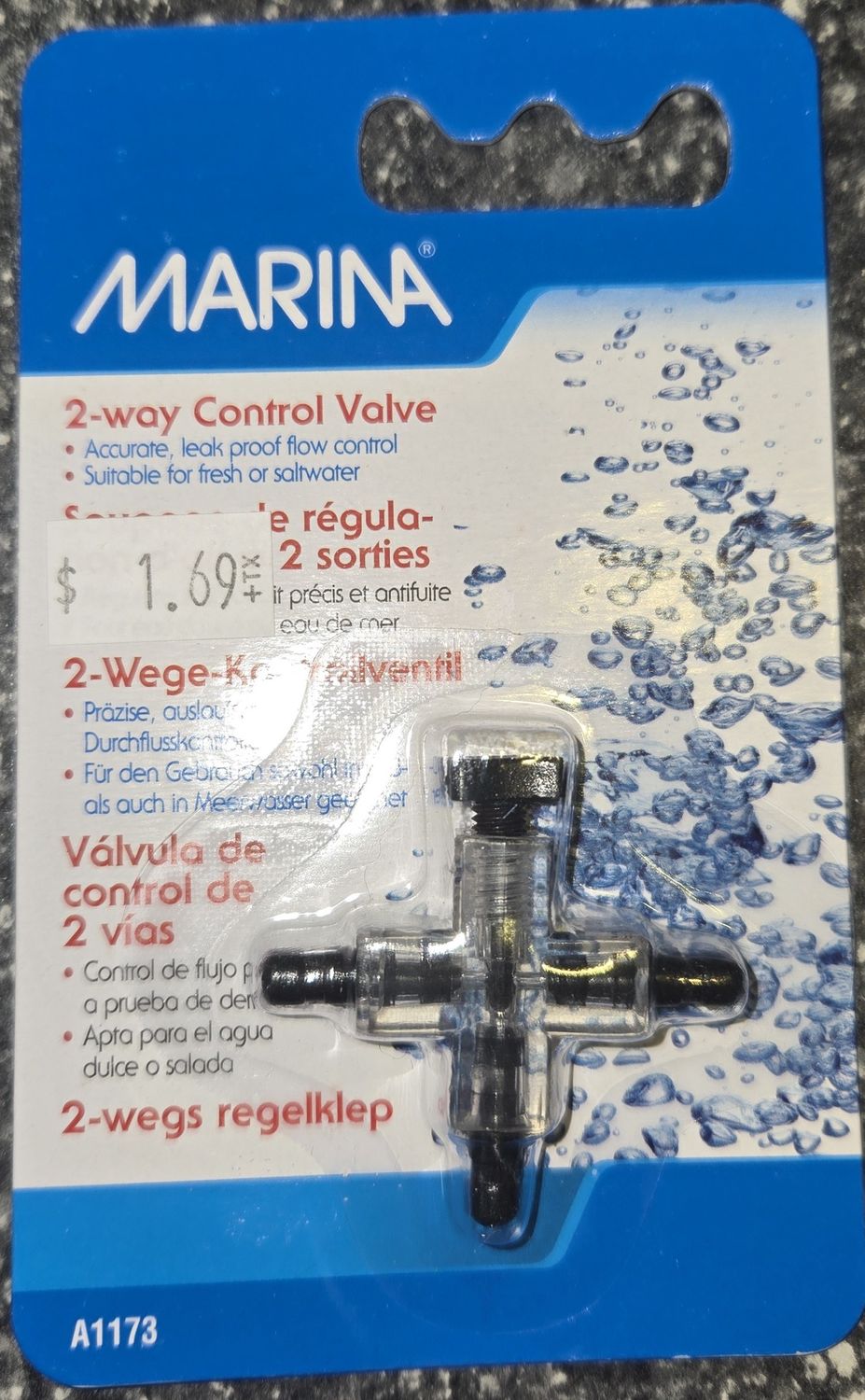 Marina Plastic 2 Way Control Valve