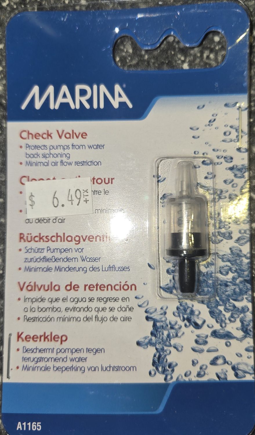 Marina Plastic Check Valve