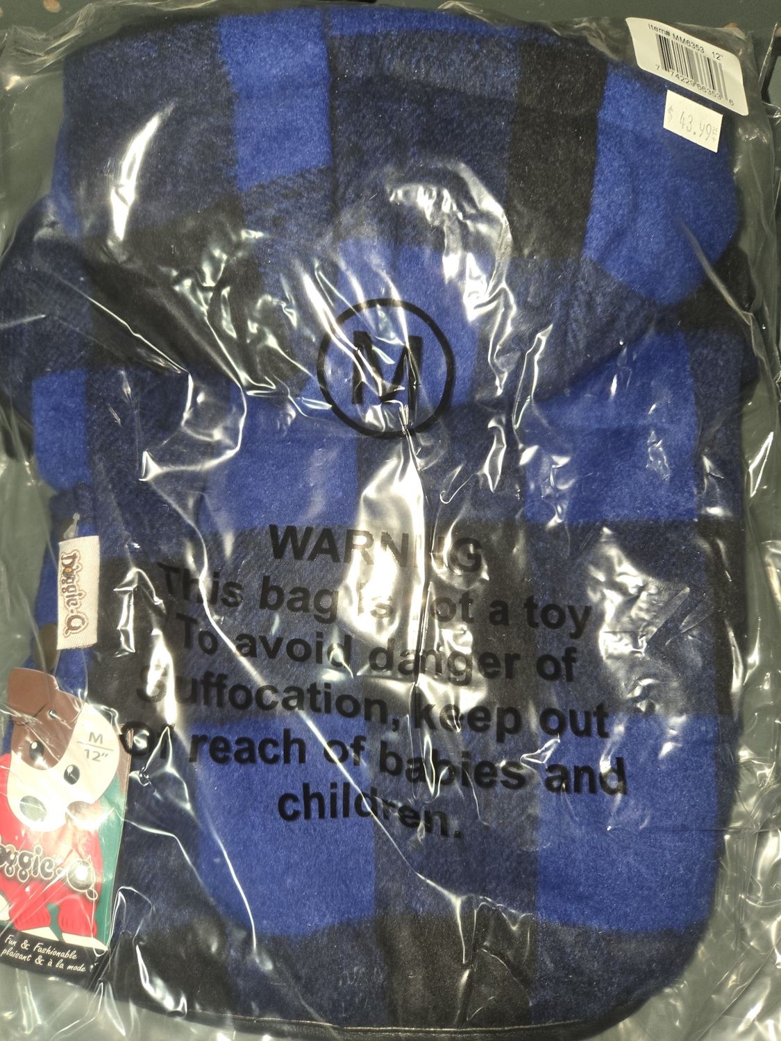 DQ Lumberjacket Blue 12"