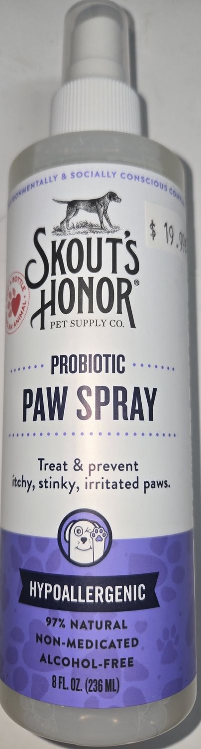 Skouts Probiotic Paw Spray 8oz