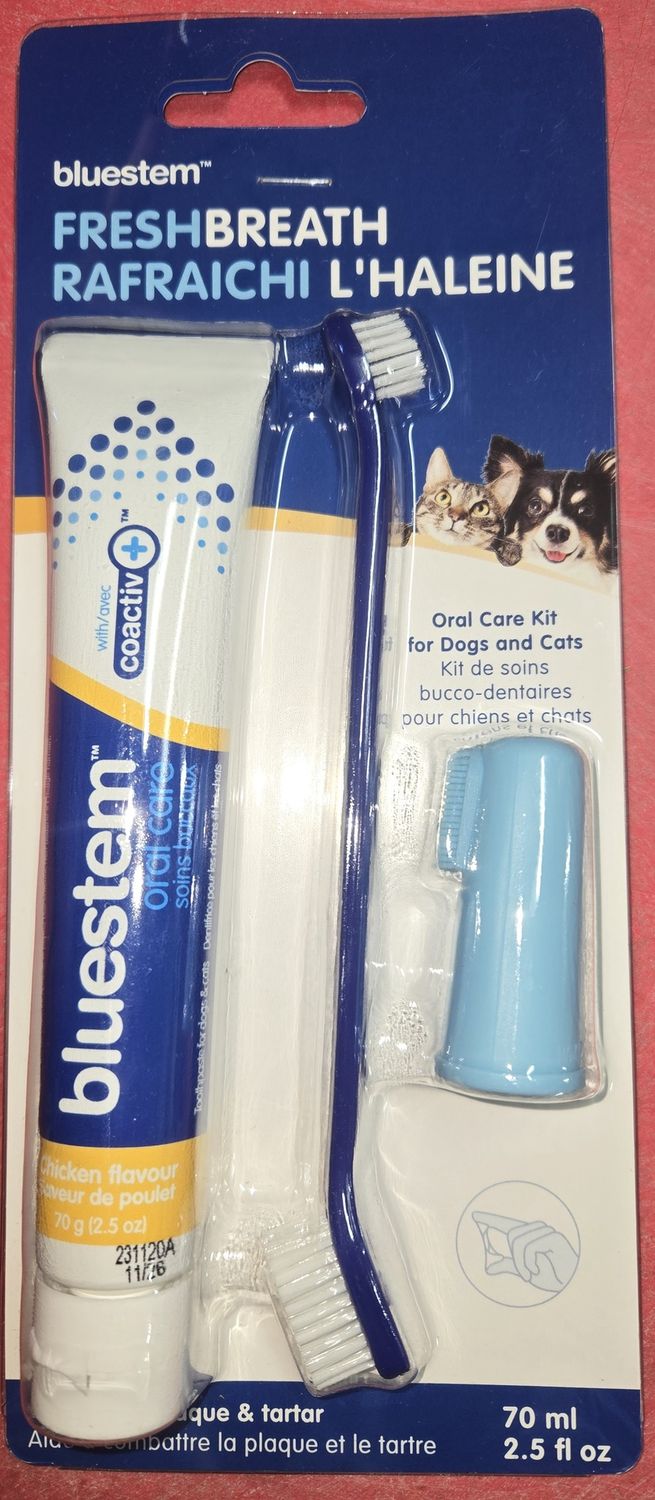 Bluestem Oral Care Tpaste/Brush Combo chkn 70g