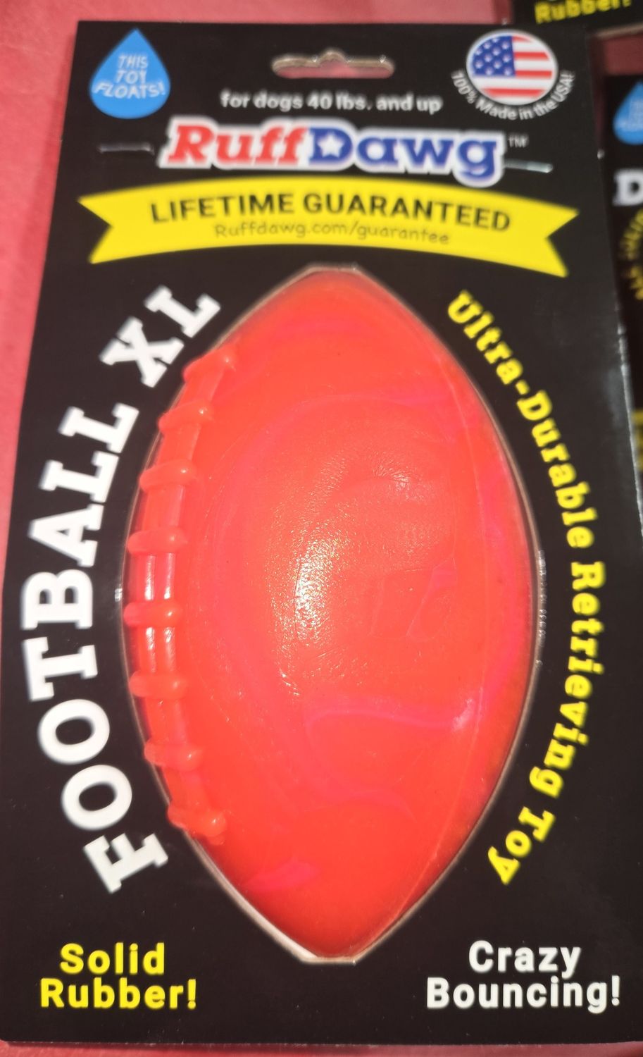 Ruff Dawg Indestructable Football L-XLg