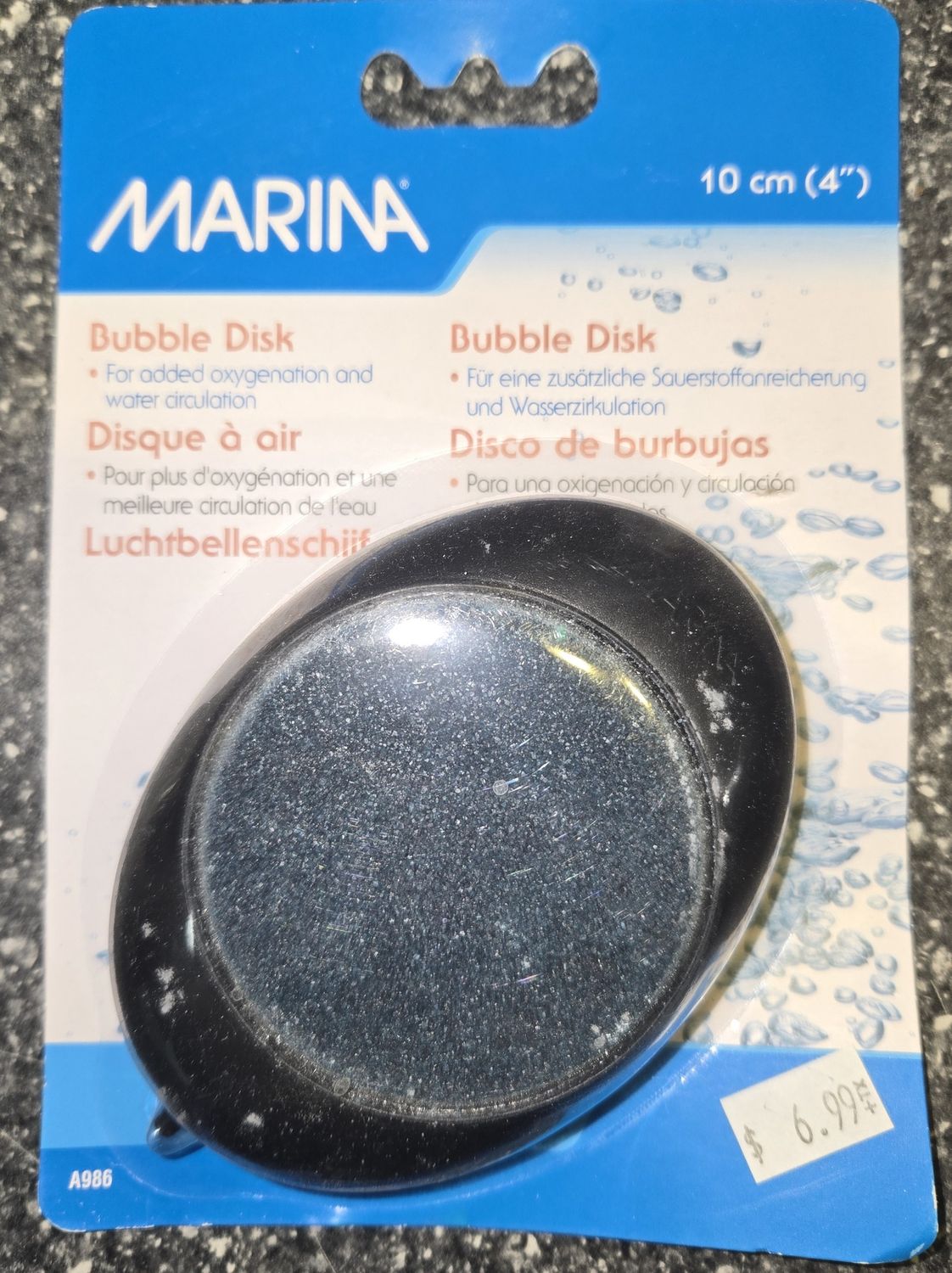 Marina Deluxe Bubble Disc 4&quot;