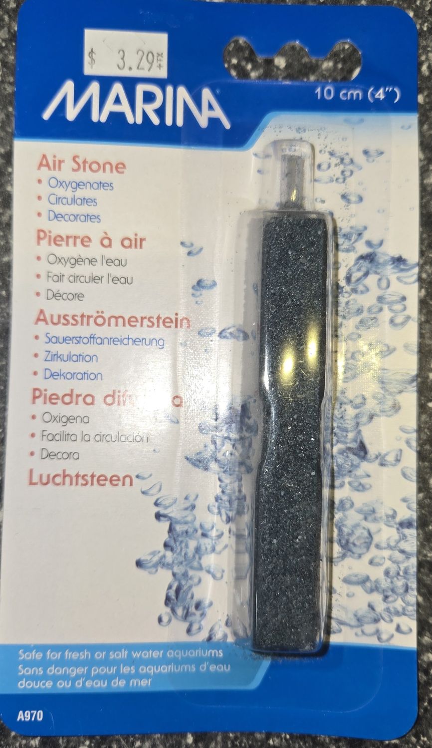 Marina Long Stone Air Stone 4&quot;