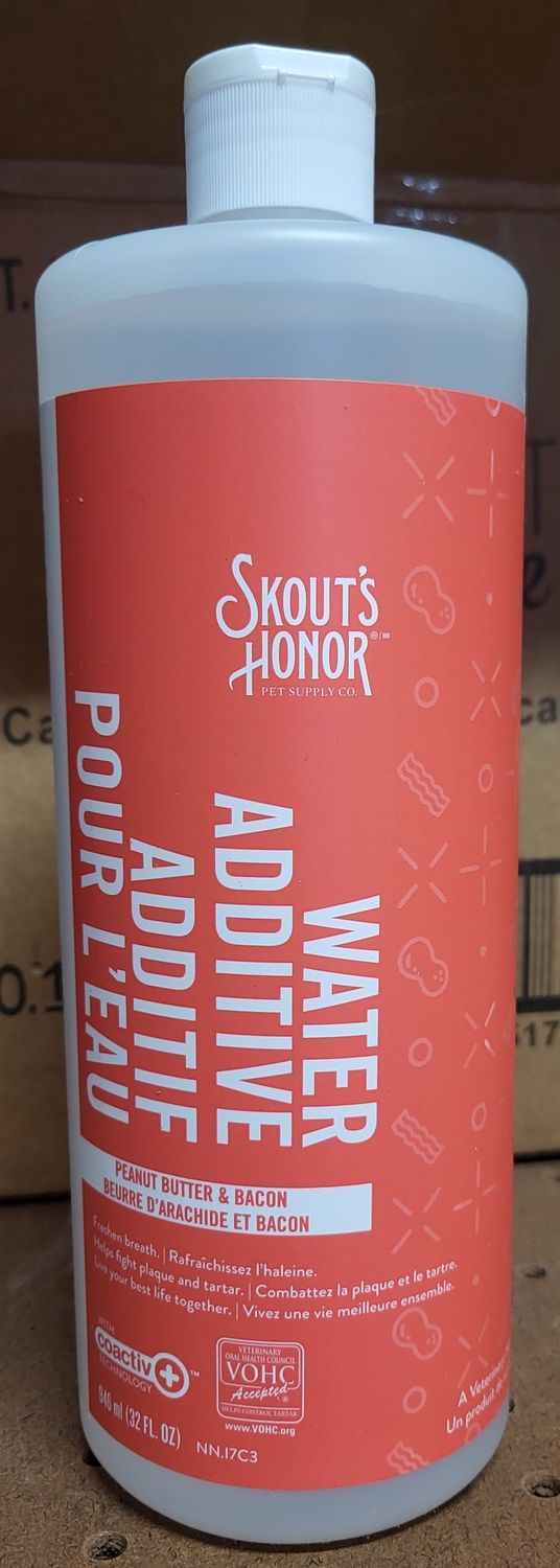 Skouts Oral Water Additive PB &amp; Bacon 32oz