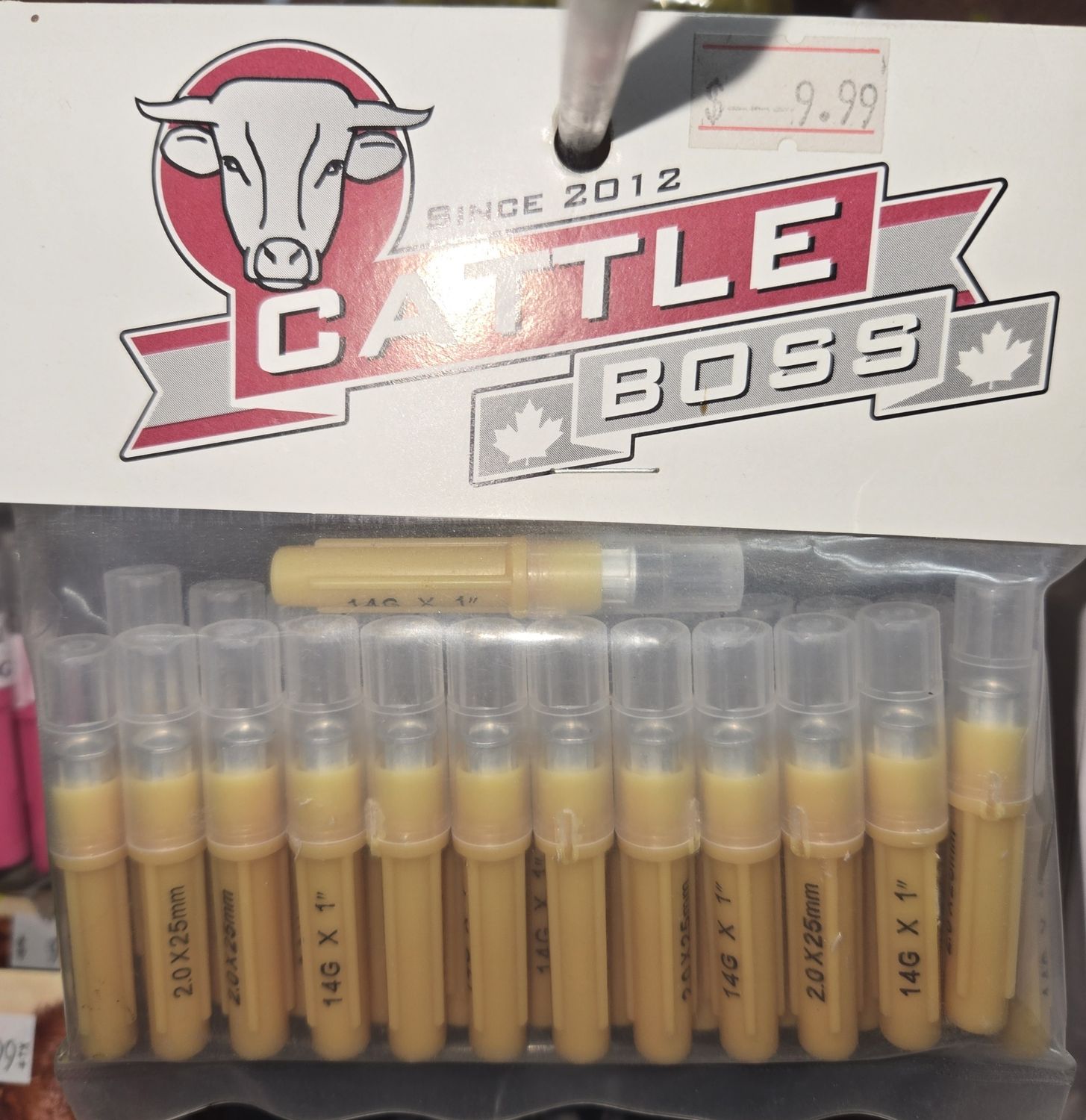 Cattleboss Aluminum Needles 25pk 14x1