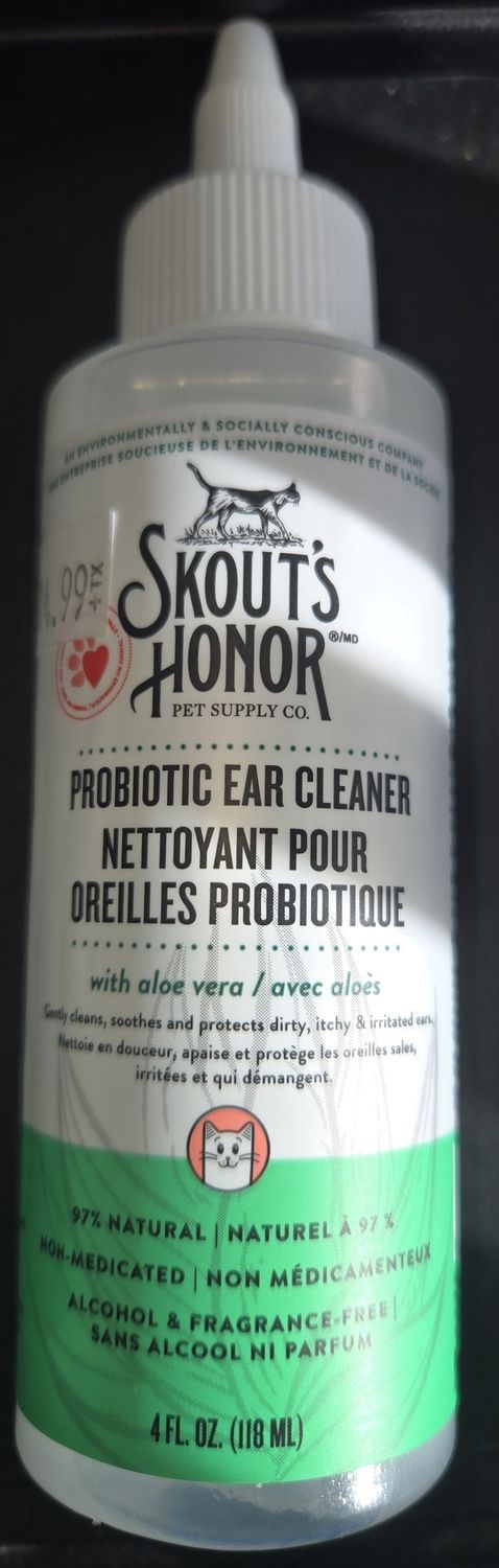 Skouts Probiotic Cat Ear Cleaner 4oz