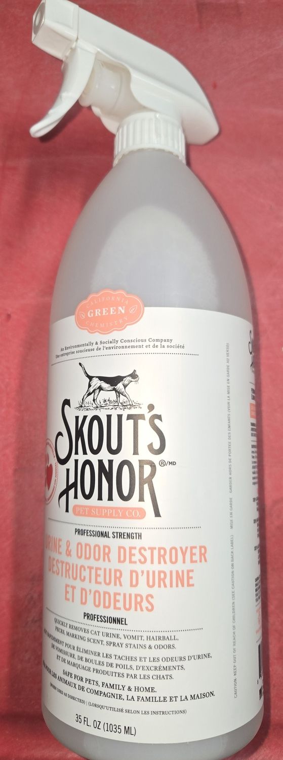 Skouts Honour Cat Urine+ Odor Destroyer 35oz
