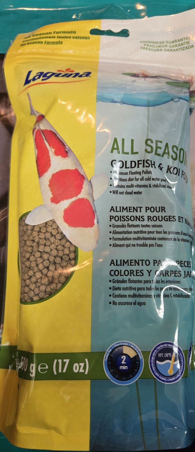 All Season Goldfish/Koi Floating Food 17oz