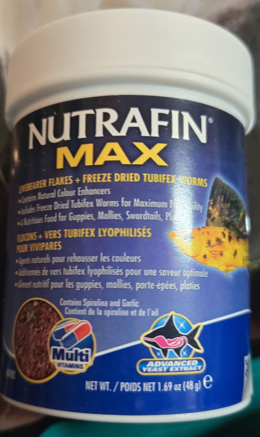 Nutrafin Max Livebearer Flakes