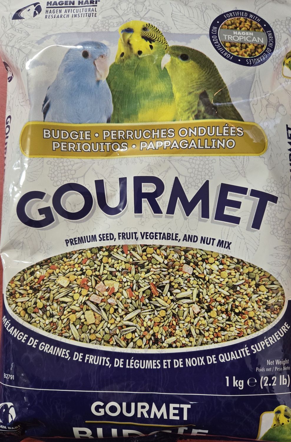 Hagen Gourmet Parakeet Seedmix 1kg