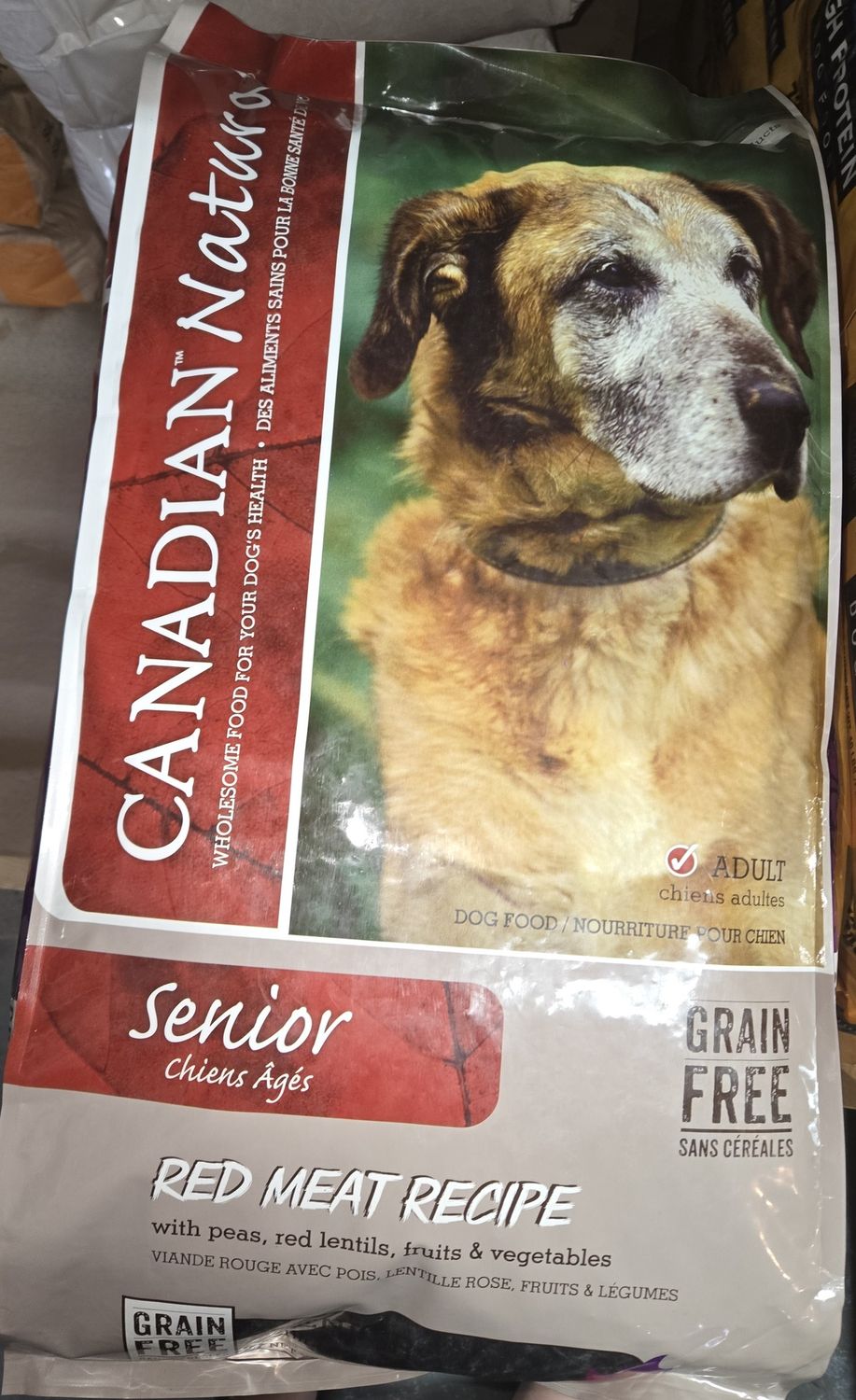 Canadian Naturals GF Red Meat Senior 24Lb