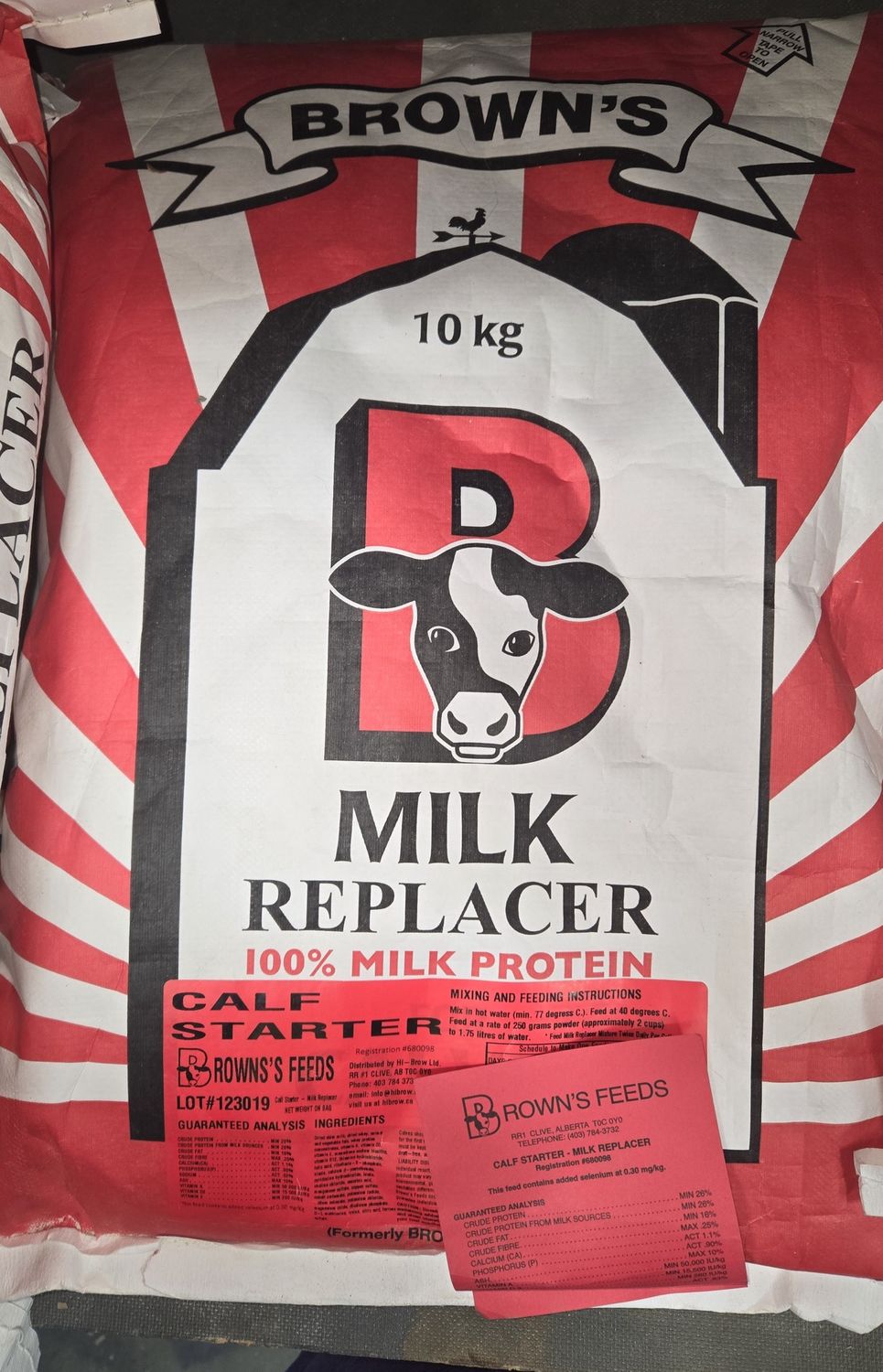 Browns Calf Milk Starter 10kg