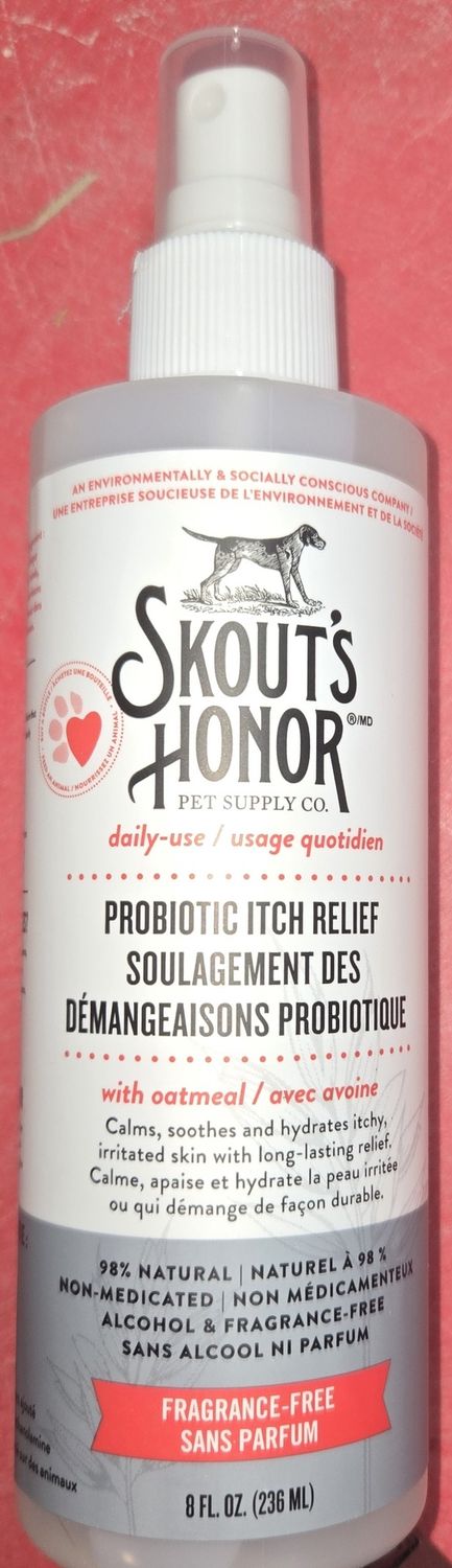 Skouts Probiotic Itch Relief Spray 8oz