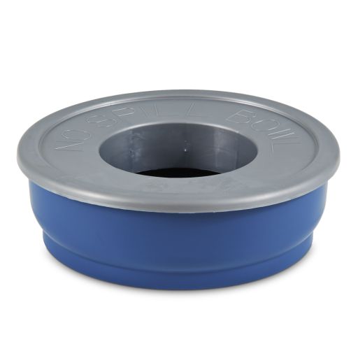 Petmate No Spill Durable Pet Bowl for Water and Food  for Dogs and Cats  48 oz  Blue
