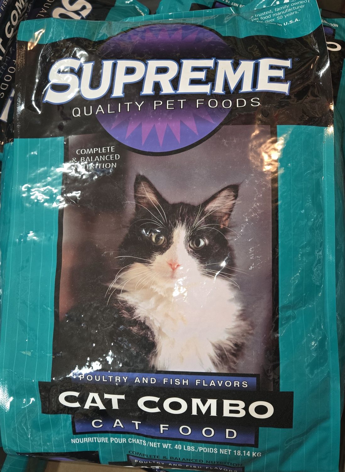 Supreme Cat Combo Cat Food 40LB