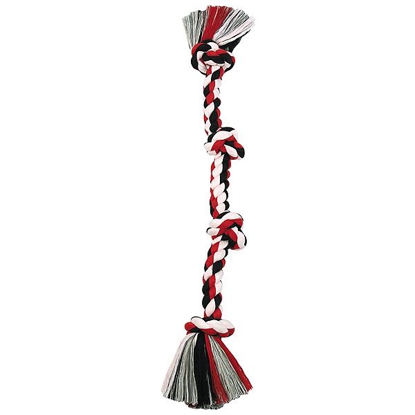 Flossy Rope Bone 4 Knot Tug Color XLg
