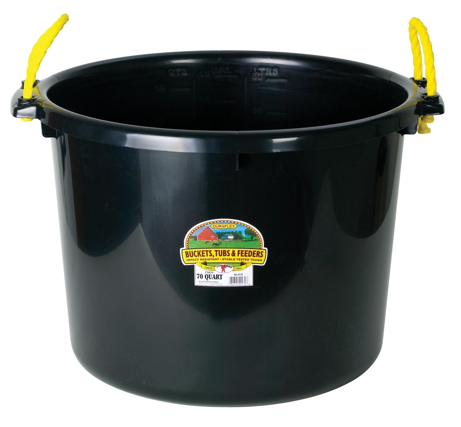 Muck Bucket 70qt blk
