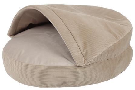 Cumfy Corduroy Cover Cushion Dog Bed Beige