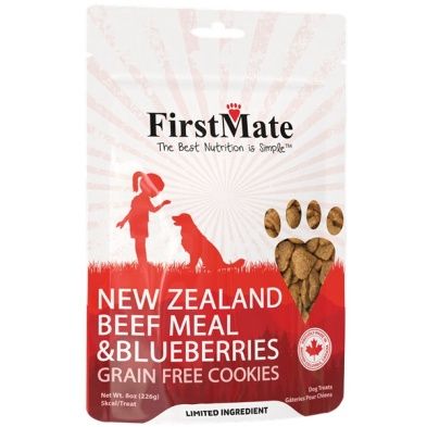 First Mate Beef &amp; Blueberry DogTreat 8oz