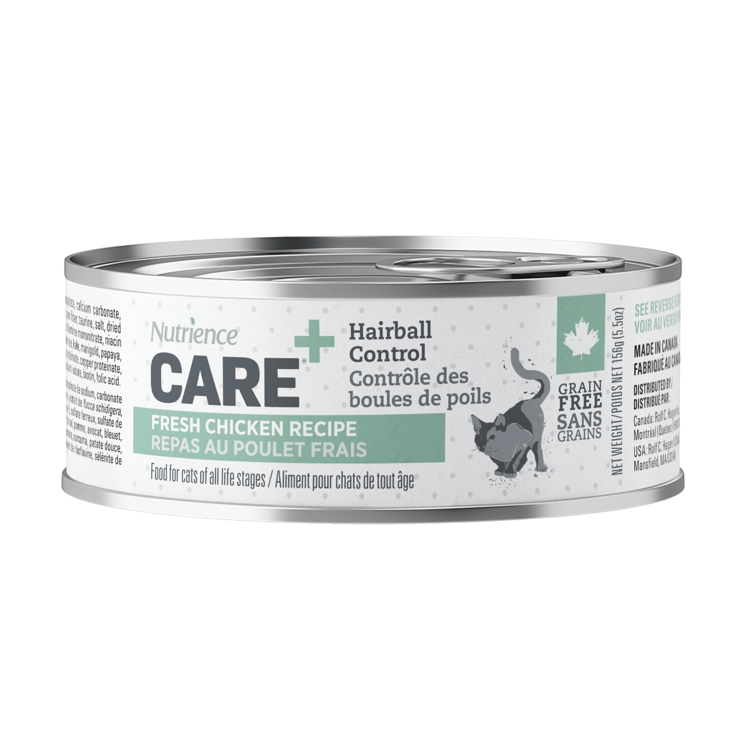 Nutrience Care Hairball Control Cat 156g